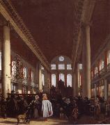 Interior of the Portuguese Synagogue in Amsterdam